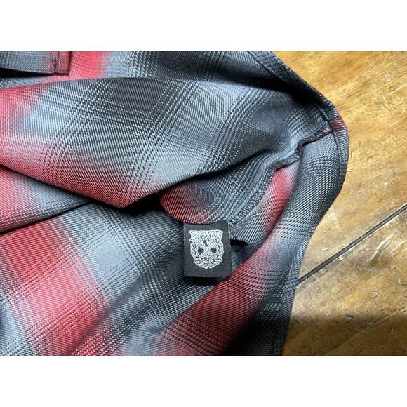 Dixxon Flannel “The Blazer” Mens Size Large Flannel Shirt Red Gray Large NWT - Picture 10 of 14